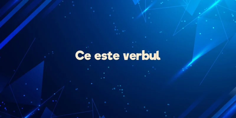 ce este verbul