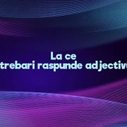 la ce intrebari raspunde adjectivul