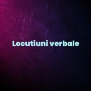 locutiuni verbale