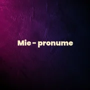 mie pronume
