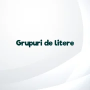 grupuri de litere