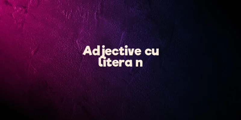 adjective cu n