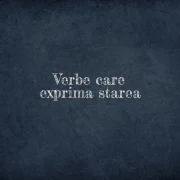 verbe care exprima starea